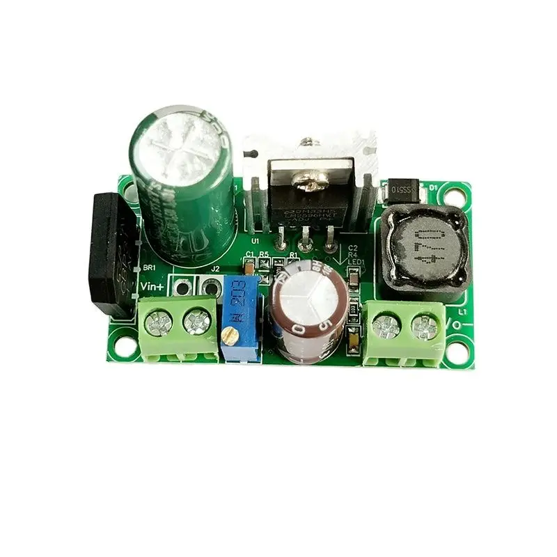 Устройство для понижающего питания с низким напряжением, устройство для стабилизации источника питания с регулируемым напряжением, модуль LM2596HV