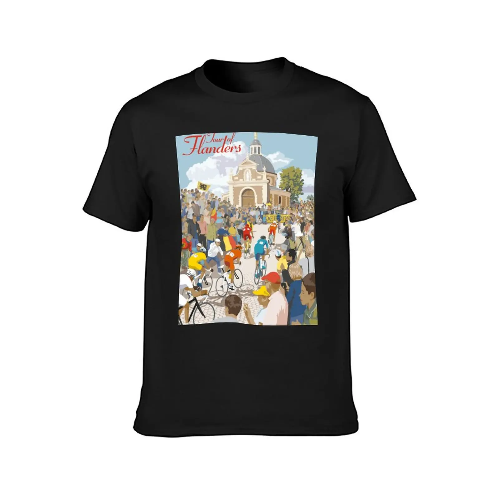 TOUR OF FLANDERS, BELGIUM T-Shirt street wear tops sweat men clothes