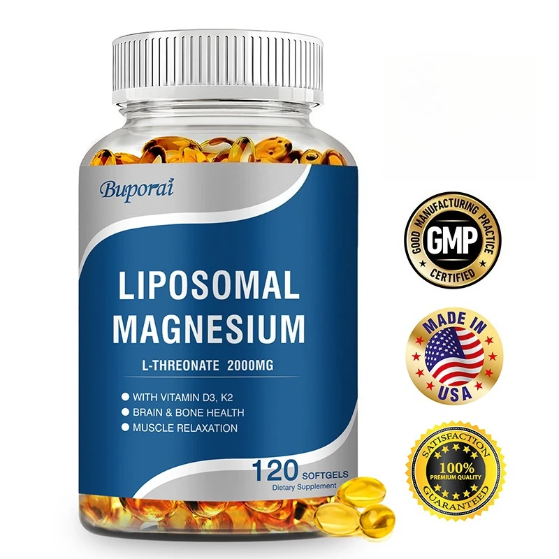 

Липосомальный магний L-ретонат — поддерживает здоровье мозга, память и когнитивные способности, способствует расслаблению мышц, без GMO