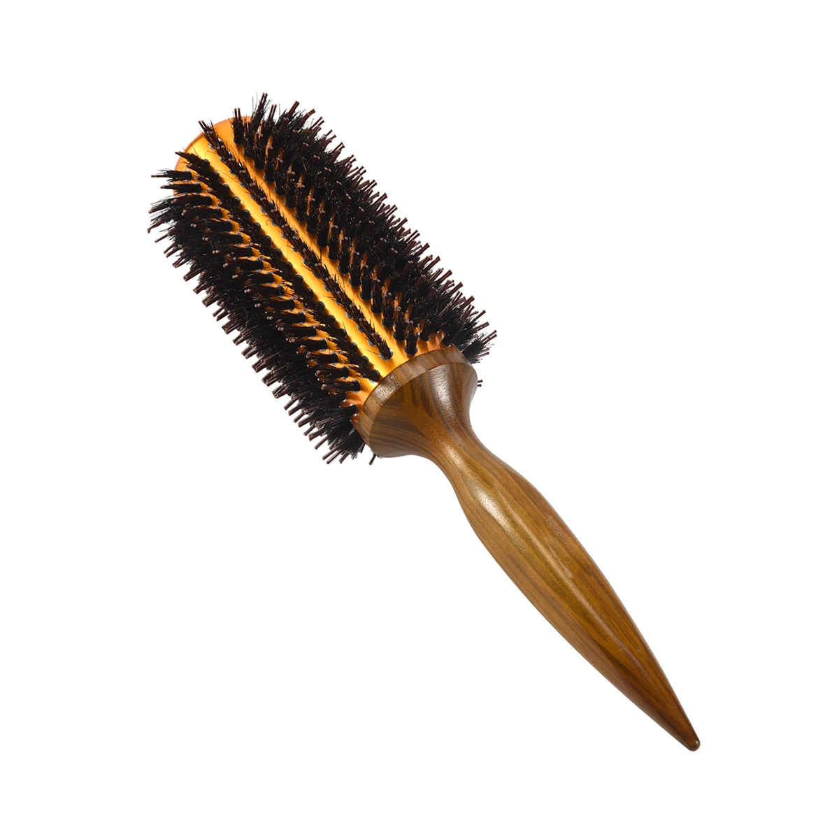 

Straight Twill Hair Comb Natural Boar Bristle Rolling Brush Round Barrel Blowing Curling DIY Hairdressing Styling Tool