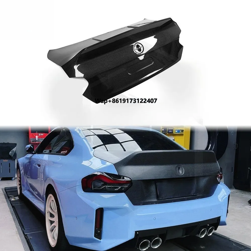 

High Quality Dry Carbon Fiber CSL Style Trunks Car Trunk Lid Car Accessories for mG87 M2 Coupe G42 M240i 2 Series