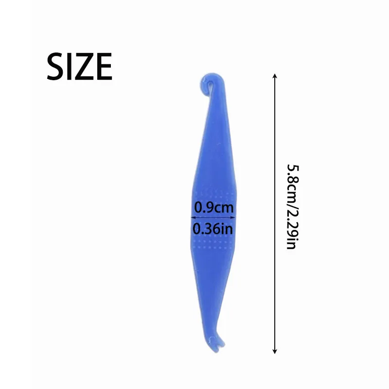 20/50/100/500Pcs Dental Disposable Plastic Orthodontic Elastic Placers Braces Elastic Rubber Band Placers Dental Consumables