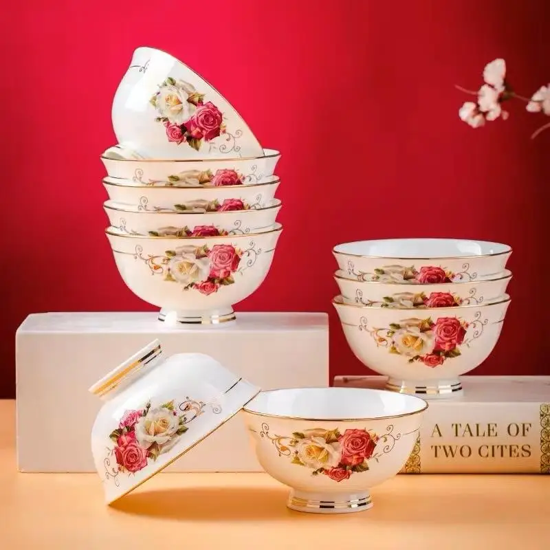 ciotola-jingdezhen-cerc-da-45-pollici-fatta-a-mano-decorata-in-oro-con-piede-alto-stile-europeo-utensile-da-tavola-rotondo-con-motivo-floreale