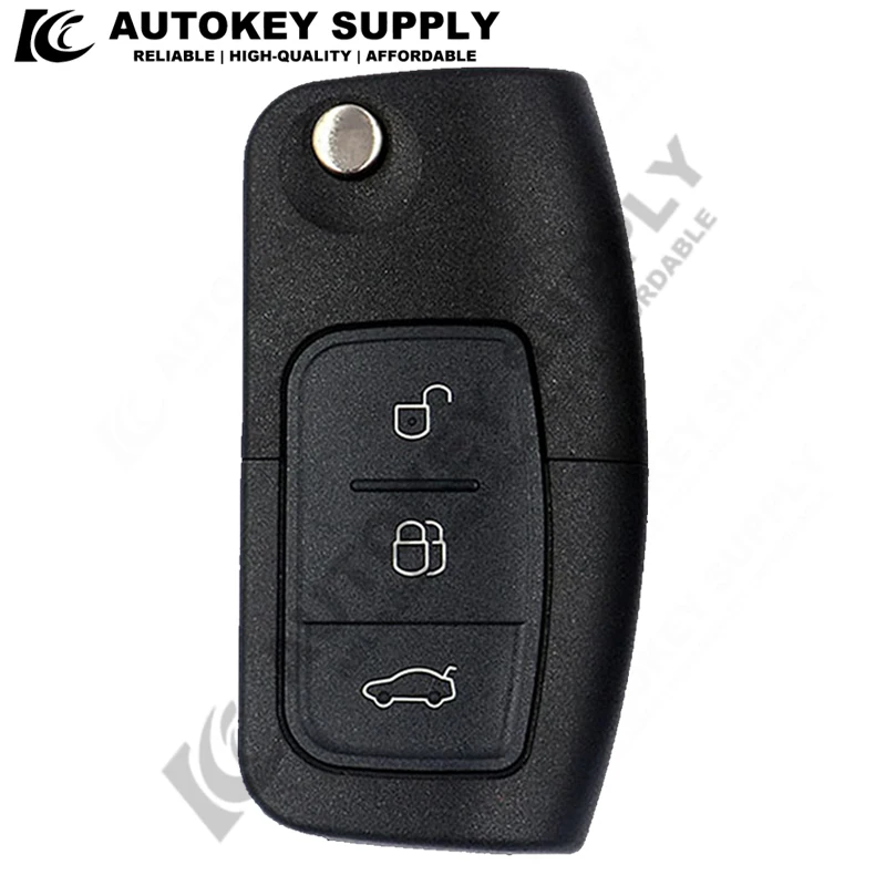 Autokeysupply AKFDF111 3-przyciskowy zdalny składany klucz do Forda Mondeo