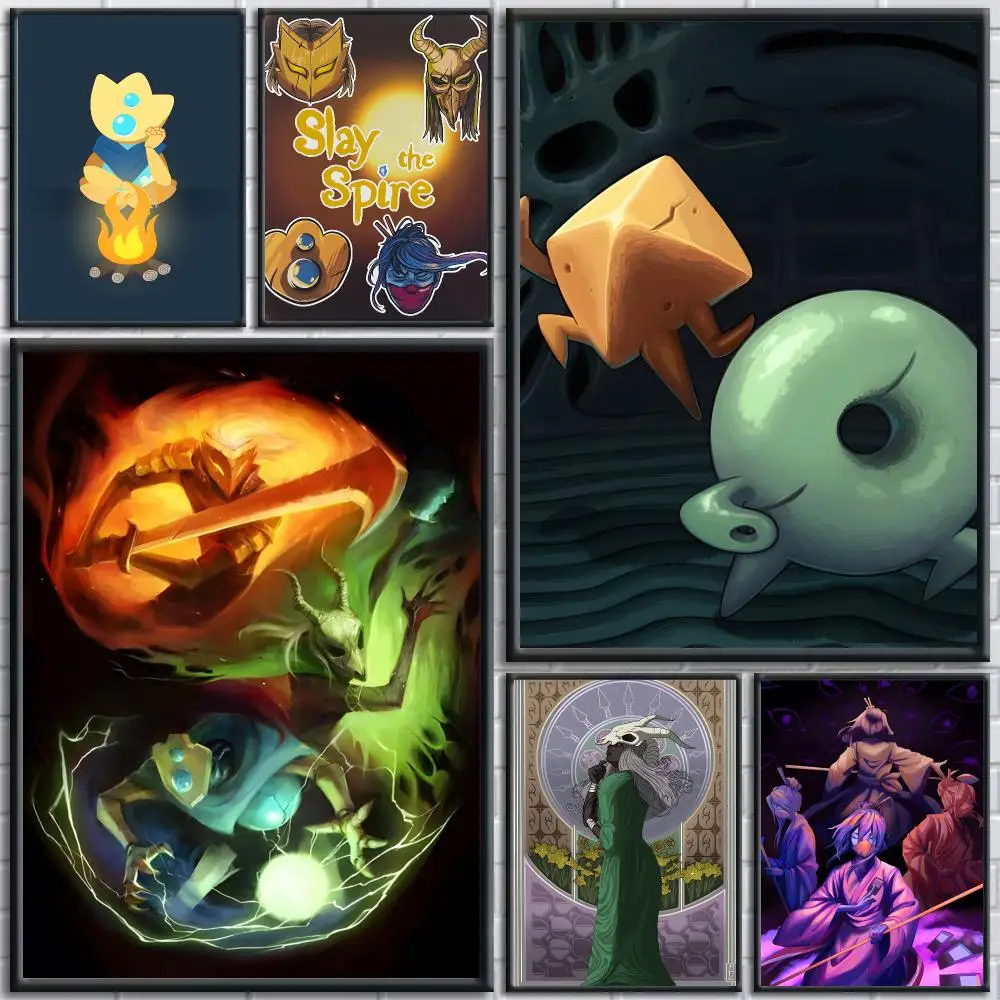 Card Game S-Slay the Spire Poster Painting Prints Wall Art Picture Film Room Home Bar Cafe Decor Home  Mural