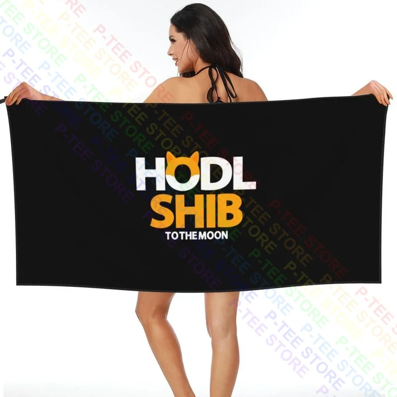 Shiba Inu Coin Hodl $Shib Token Shiba Inu Crypto Quick dry Towel For Gym Beach Towel Beach Blanket