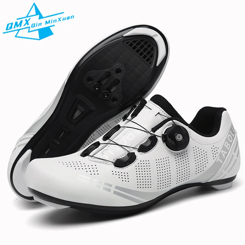 

Road Cycling Shoes Men White Professional Cleat Racing Self-Locking MTB Bicycle Shoes Speed Women Flat Bike Sneaker Zapatillas