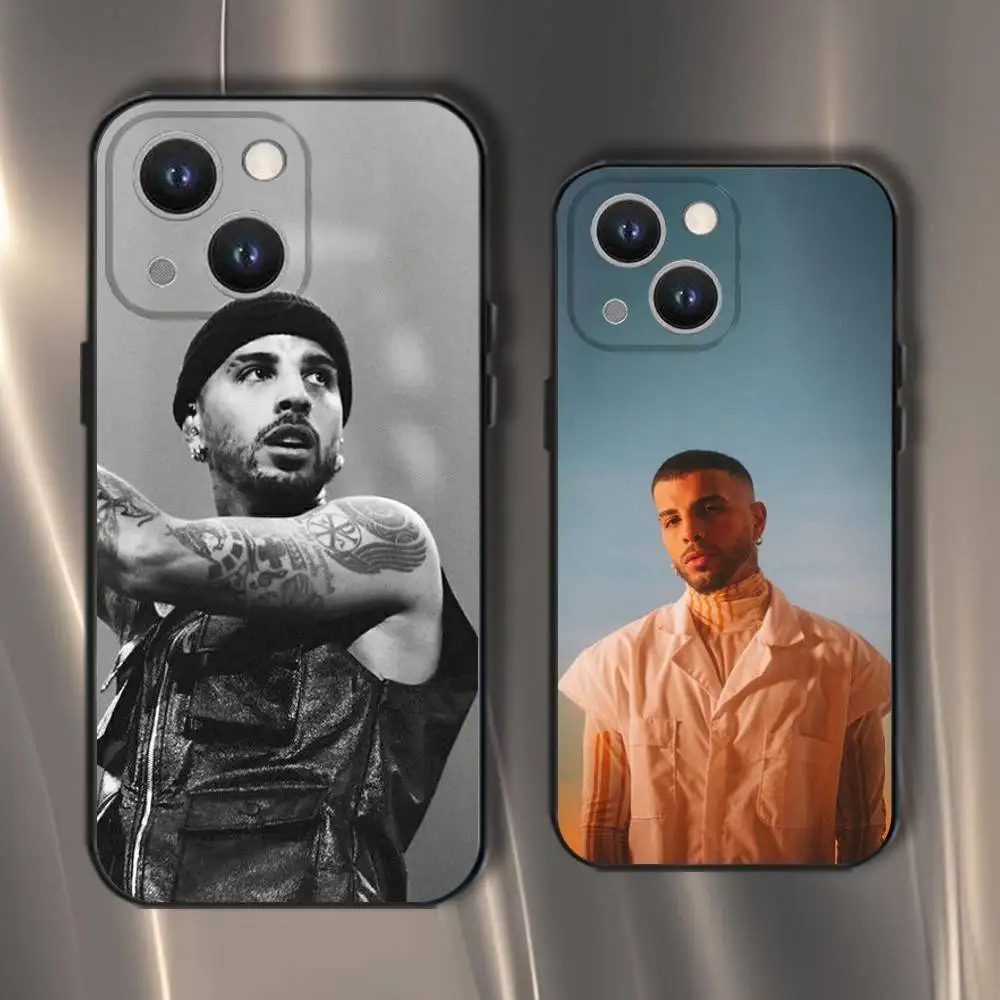 

Rapper Rauw Alejandro Phone Case For iPhone 16,15,14,13,12,11,Pro,XS,Max,XR,Plus,E,SE4,Mini Black Soft Cover