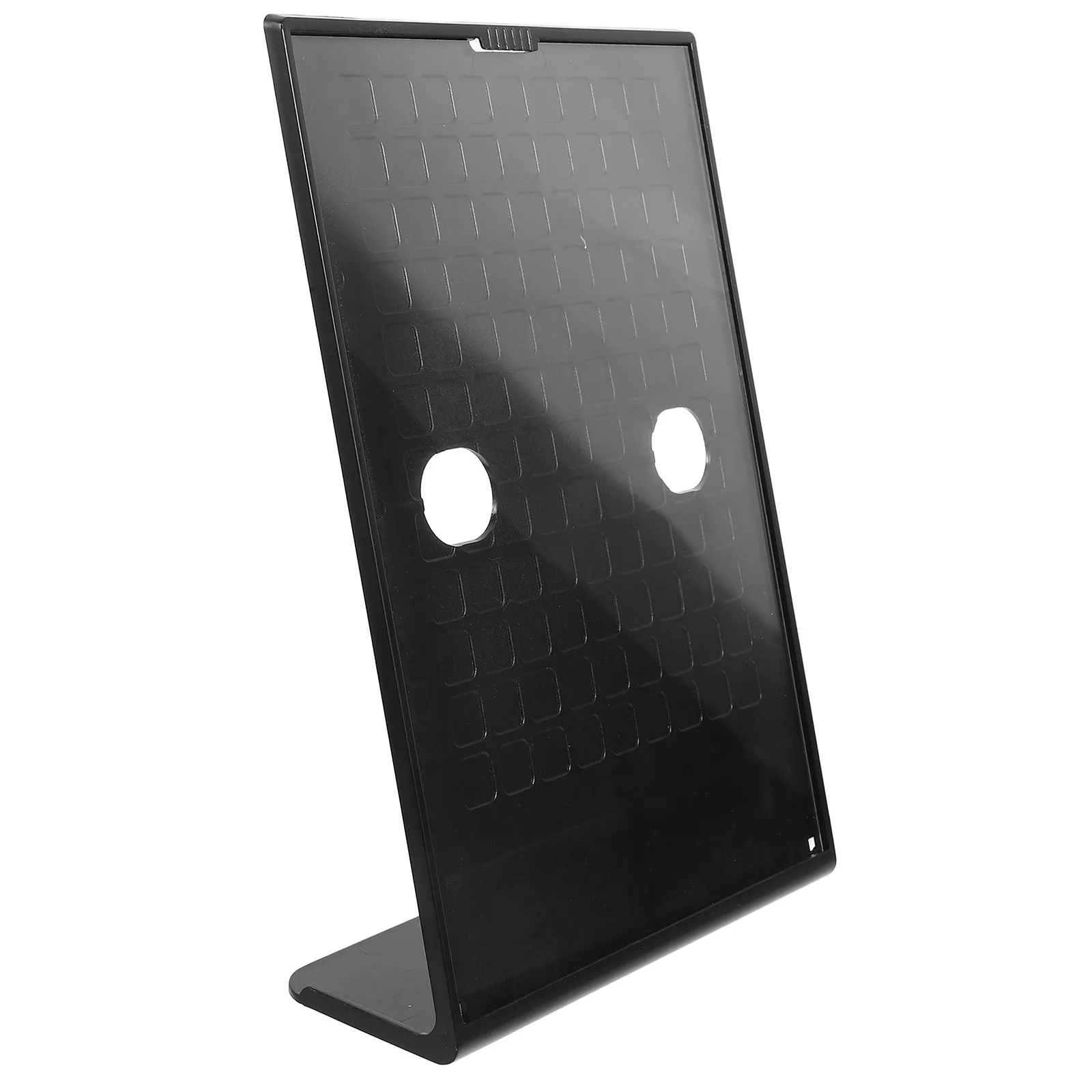 Slant Plastic Menu Display Stand Clear Stable Base Table Sign Holder Brochure Document Poster Display Holder for Cafe Restaurant