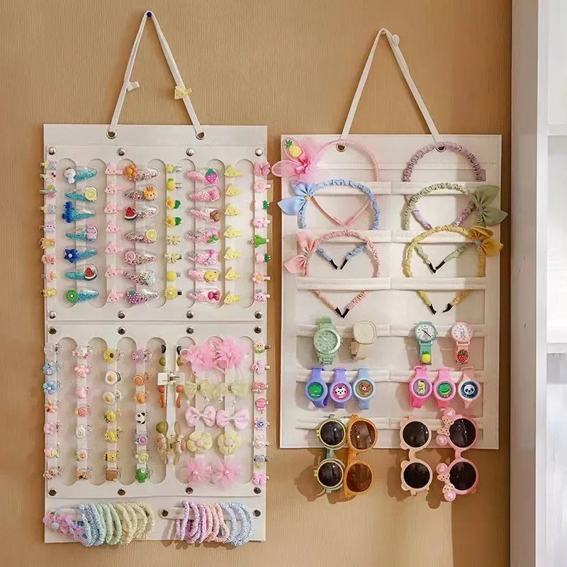 

New Felt Cute Fashion Accessories Hanging Bag Jewelry Earrings Storage Wall Hanging Bag Hair Clip Headwear Storage Bag