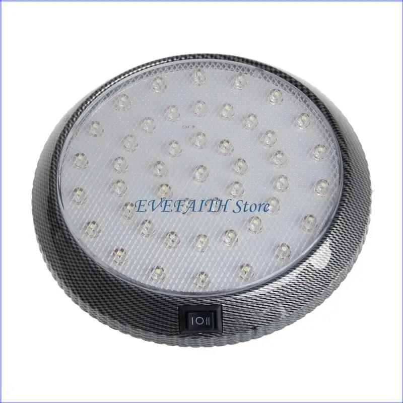 124B Bright LED Reading Light 12V Ceiling Dome Light for Marine Boat RV Trailer Yach