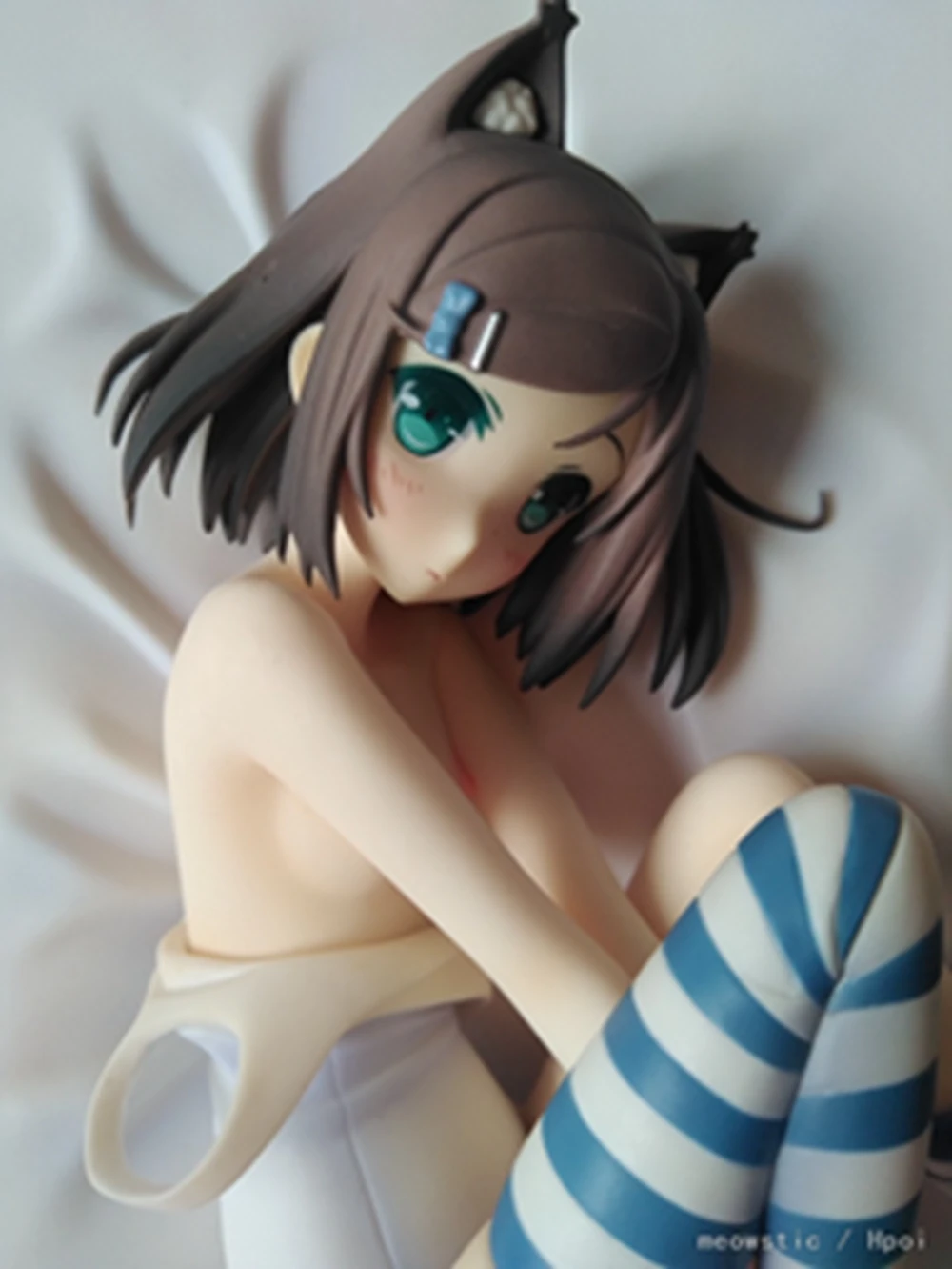 10 سنتيمتر أنيمي تسوتسوكاكوشي تسوكيكو الشكل هنتاي الأمير والحجر القط النوم الموقف لعبة مجسمة هدية عمل الشكل