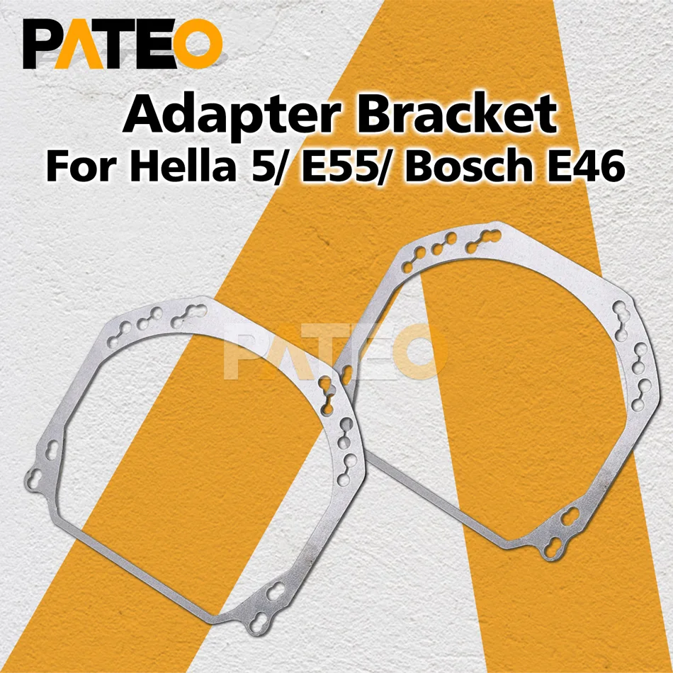 Soporte Adaptador de Montaje para Lentes de Faros Delanteros Hella 2 3R G5/E55/E46 AL Q5 Bi-xenon BI-LED, Herramientas de Transición para Proyectores