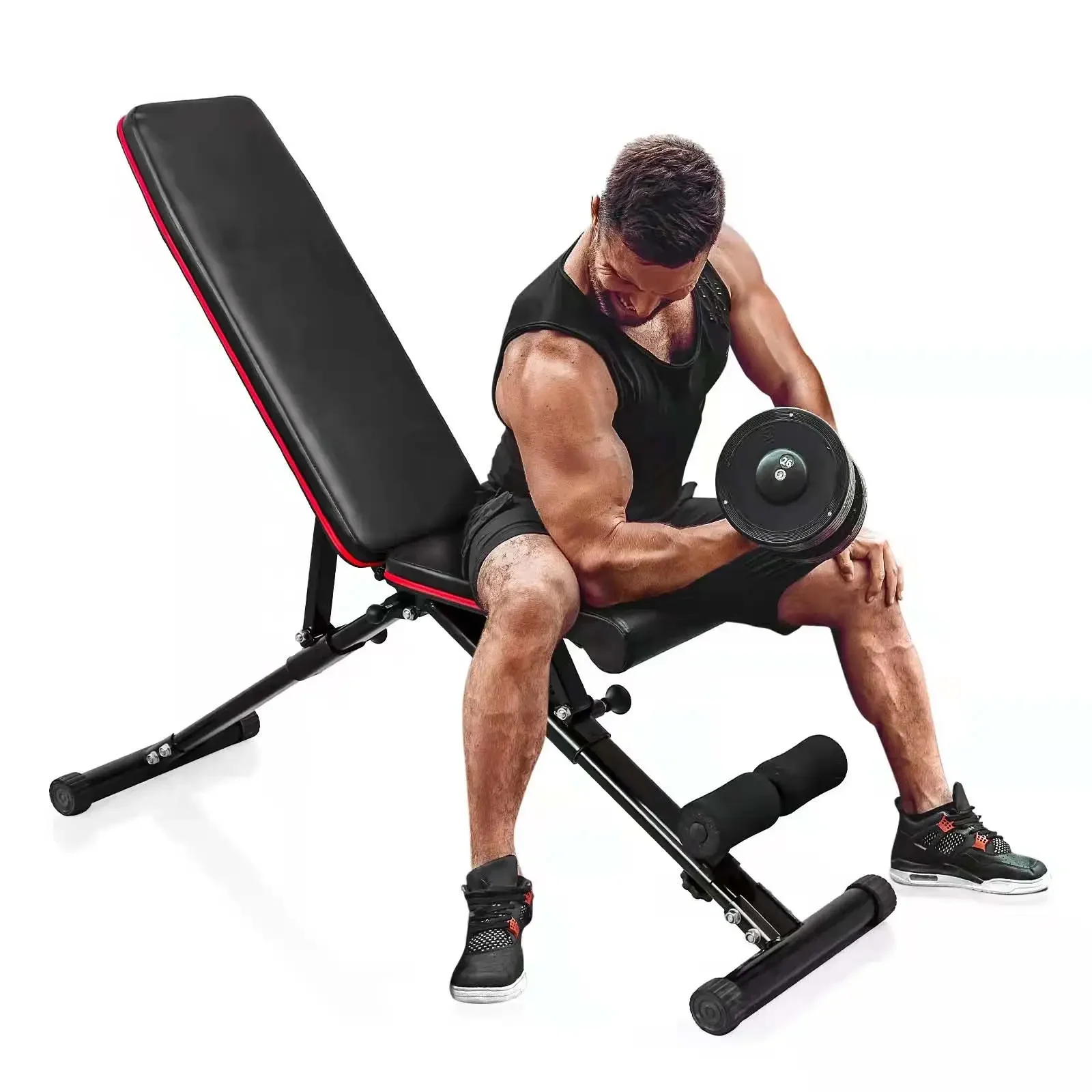 

High Quality Workout Adjustable Strength Training Bench Weight Lifting Adjustable Gym Weight Benches & Racks With Fast Folding