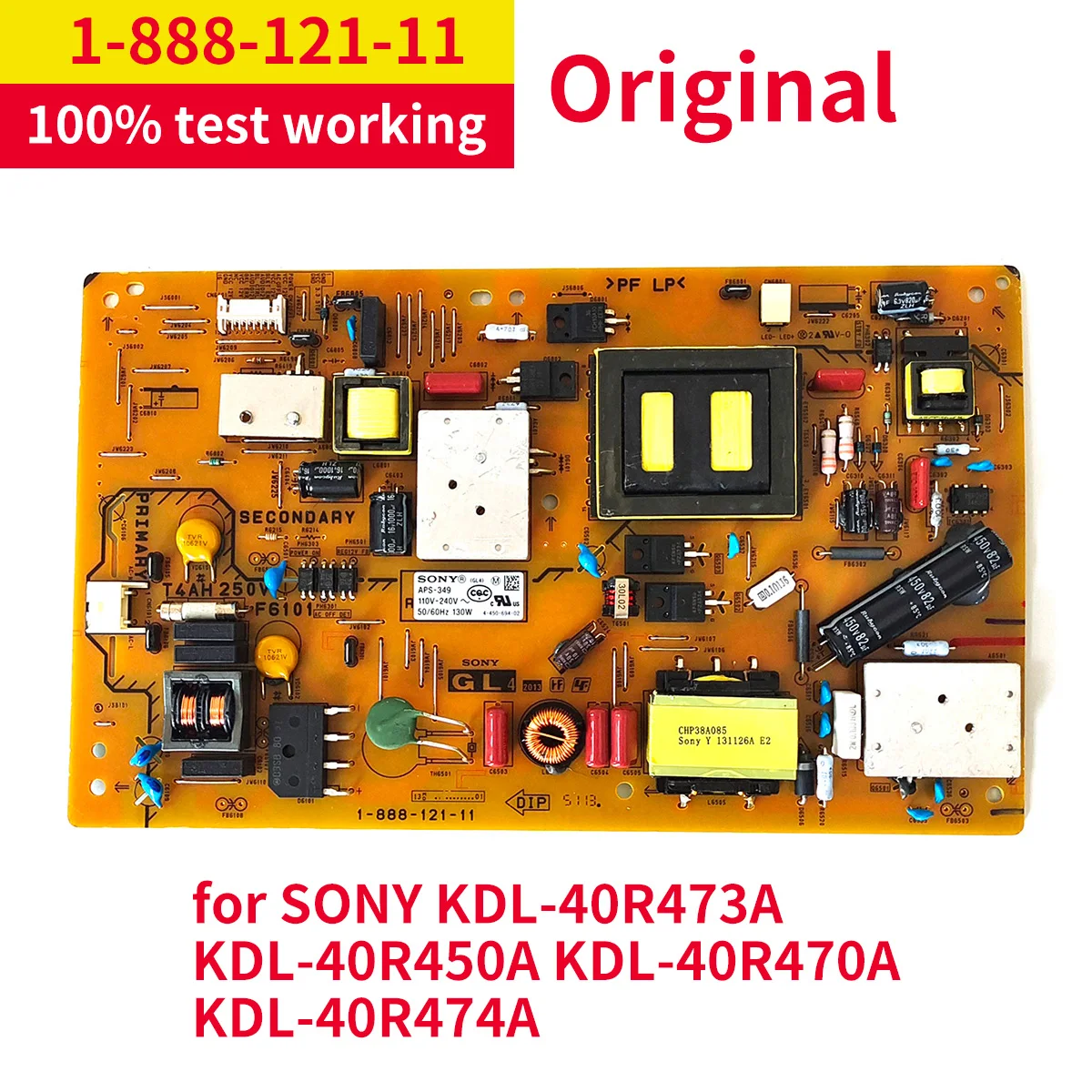 

Original Good Quality APS-349 1-888-121-11 Power Board for SONY KDL-40R473A KDL-40R450A KDL-40R470A KDL-40R474A Television