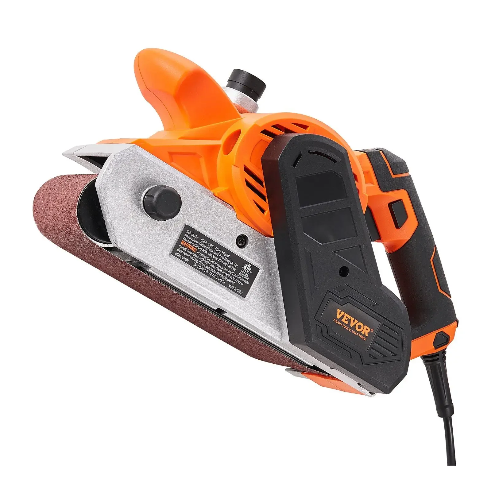 

"10A 4x24" 6-speed belt sander w/ vacuum adapter & accessories."