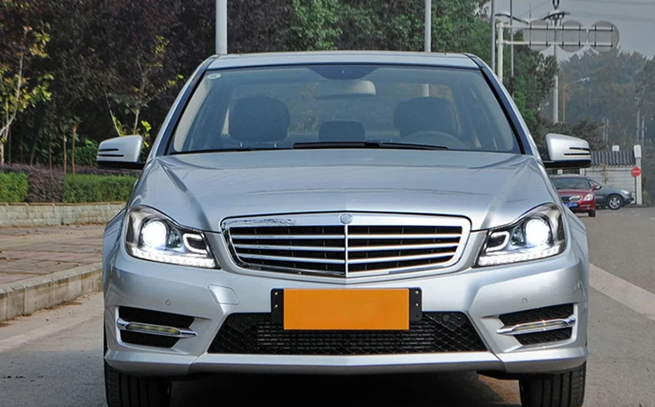 Car Styling Headlight For Benz C Class W204 2011-2014 LED C180 C200 C260 DRL Dynamic Turn Signal Front Lights Xenon Projector