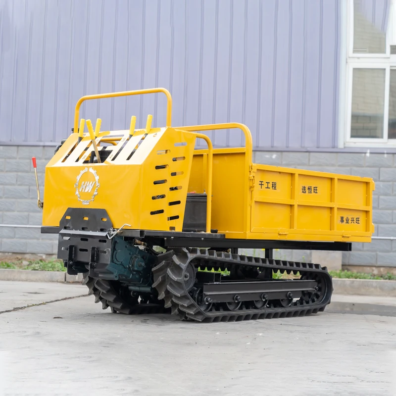 HW1500SL Dumper Crawler Transporter Suitable For Material Unloading Transport Work In Complex Terrain China Factory Custom