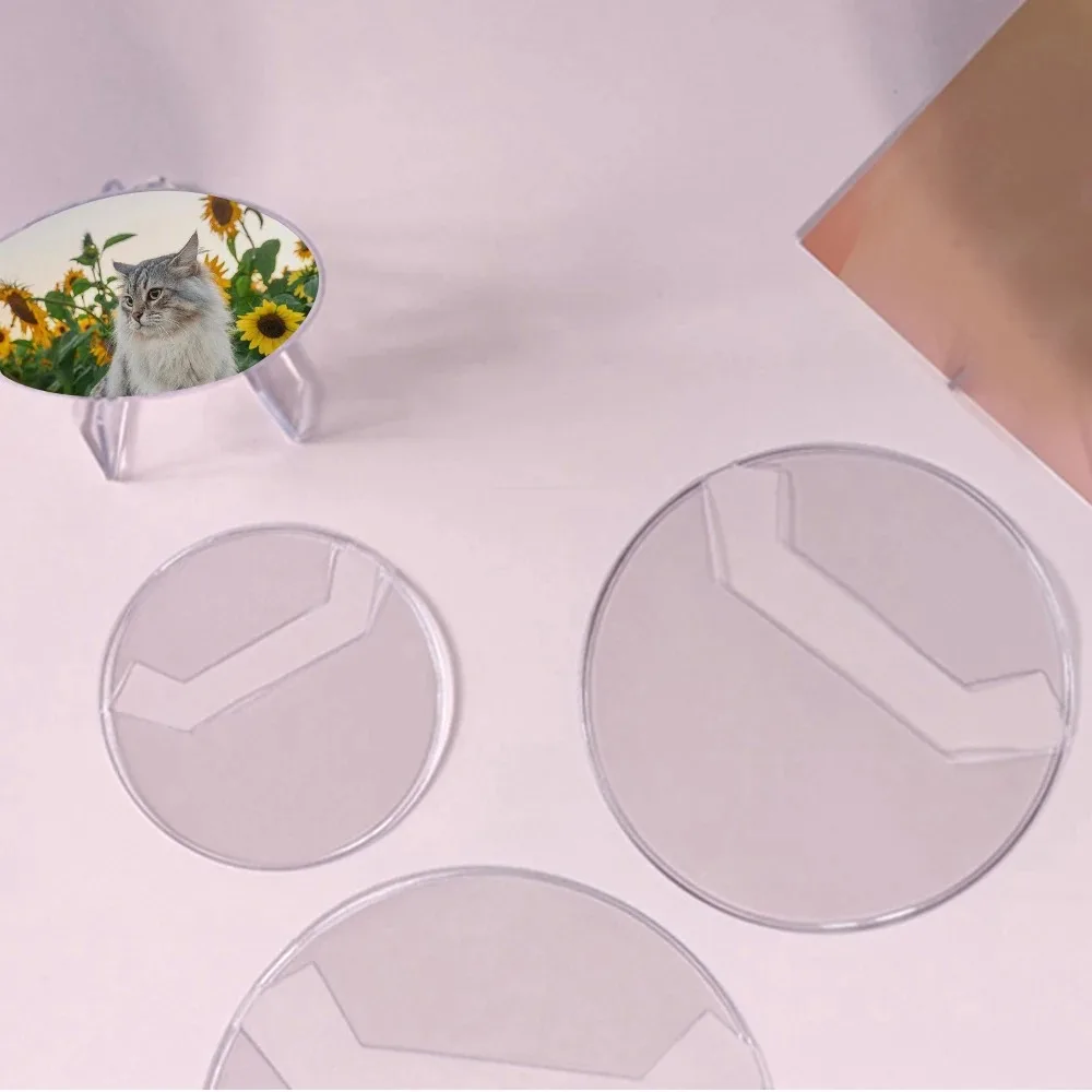 5Pcs Badge Protector Ita Bag Pin Case Anime Protective Badge Display Sleeve Clear PVC Badge Protective Sleeve Storage Case