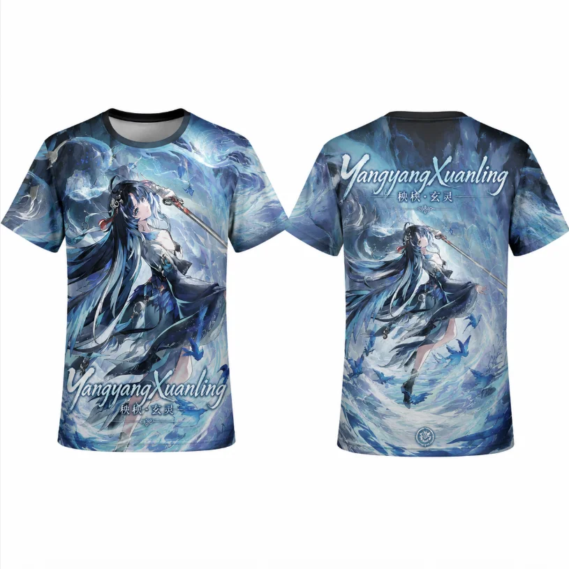 Game Character T-shirt From Shingeki No Kyojin 3D Print Suitable for Both Men and Women Anime Summer Short Sleeve Shirt Y2K Top