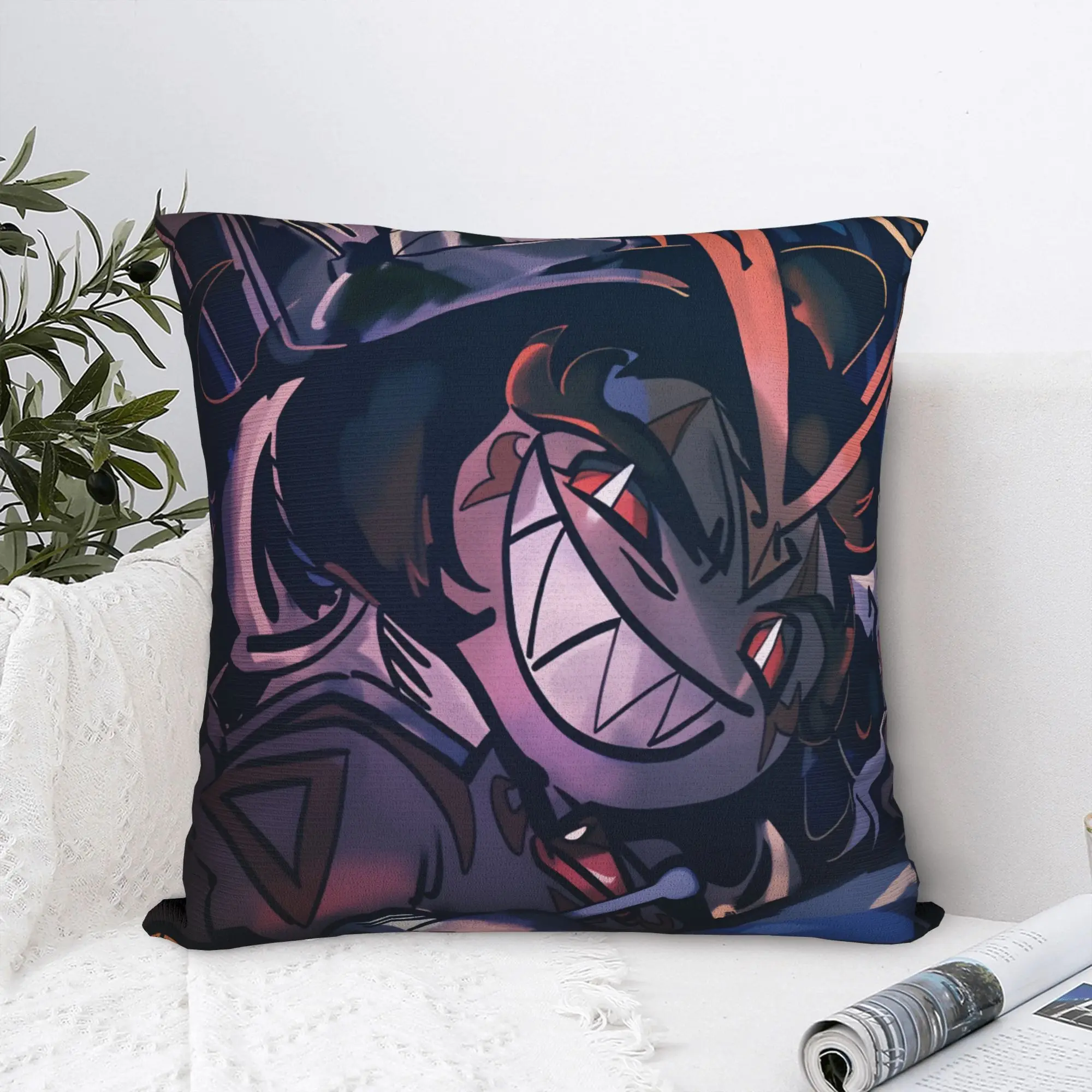 Burning Spice Cookie Pillow Cover  Kawaii Pillow Case For Sofa Home Decor Graphic Cushion Cover Birthday Gift