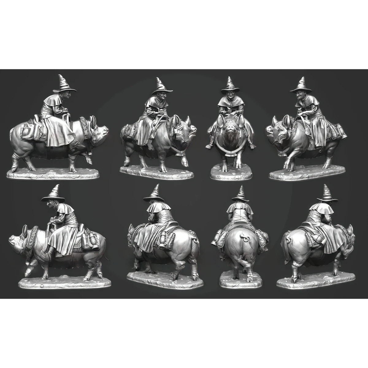 

Набор неокрашенных моделей из смолы, 75 мм, Фэнтезийный мир - причудливые несобранные и неокрашенные GK-фигурки