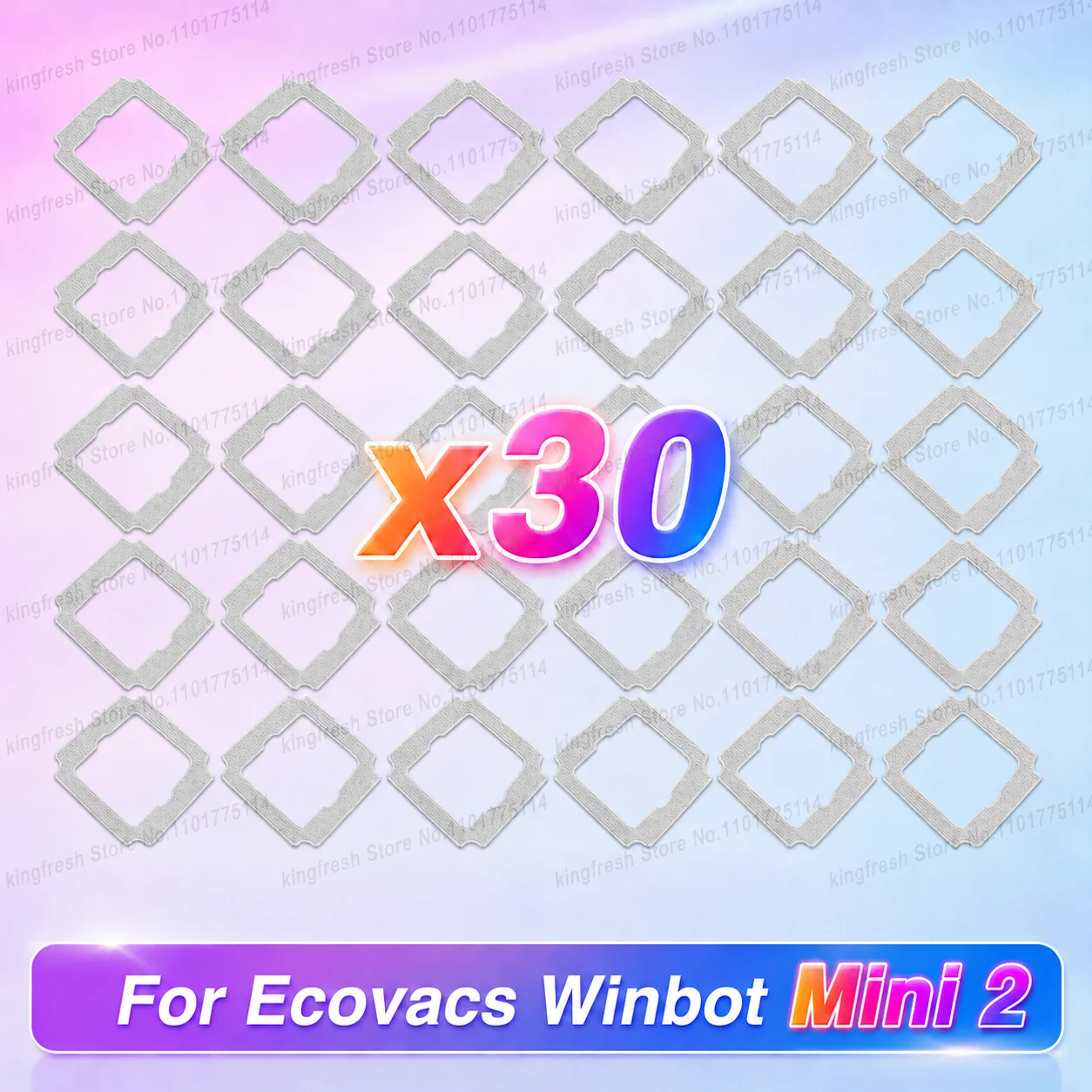 Mop Cloth Compatible For ( Ecovacs Winbot Mini 2 ) Vacuum Parts Replacement Washable Mop Pad Accessories