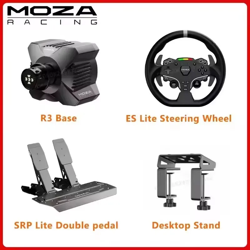 MOZA R3 Racing Wheel and Pedals for PC 3.9 Nm of Torque