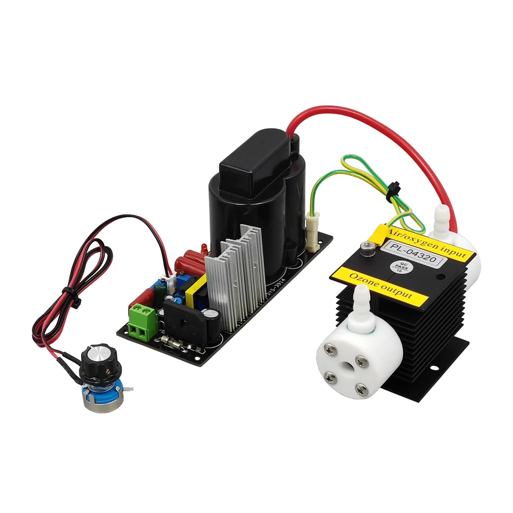 

.CE FCC ROHS Patented Product 1G/H 1grams 1000mg Adjustable Quartz Tube Ozone Household Ozonator Oil Water air Purifier Parts