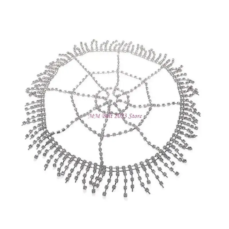 

49ME Стразы с кисточками для цепочки на голову Роскошный свадебный головной убор Элегантная цепочка на лоб