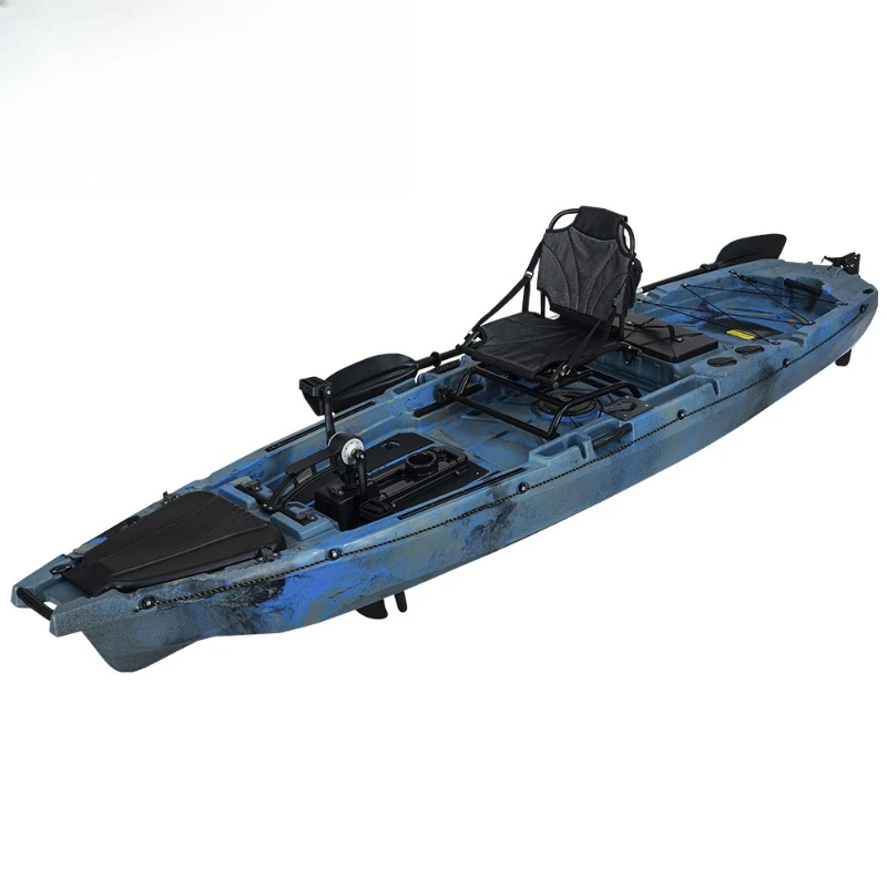 

Single pedal rotational molding kayak hard plastic kayak, can be matched with electric push pedal boat