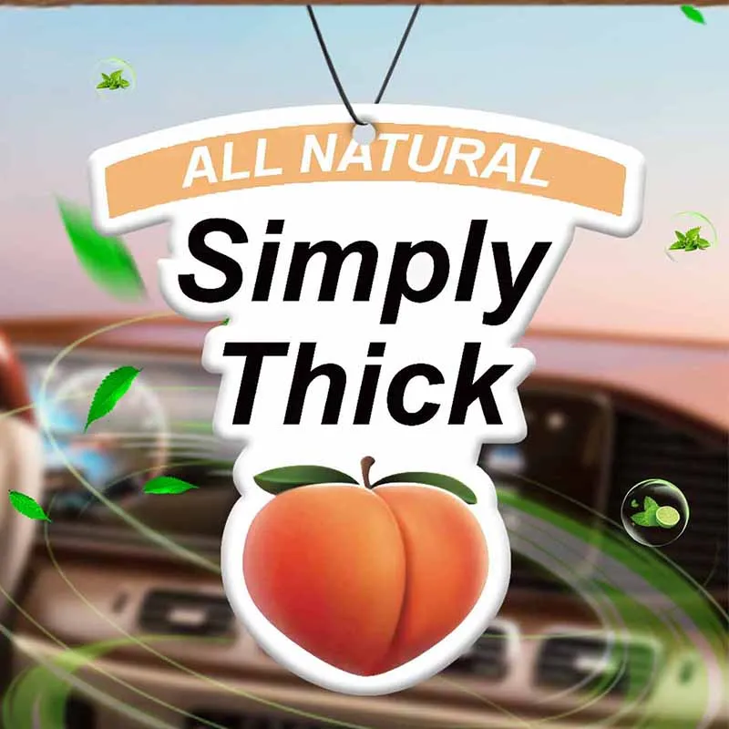 All Natural Simply Thick Freesia and English Pear Scent (International Trendy Unisex Car Fragrance and Non-Toxic Air Freshener) |   Natural Essential Oils and Aromatherapy Scent Tablets (Noroili/Grapefruit/Cedar) |   Hanging Type and Dual-Purpose with Vent Clip |   Long-Lasting Fragrance for 60-90 Days |   Deodorize and Purify the Air |   Suitable for Use in Cars, Homes, Wardrobes, and Bathrooms.
