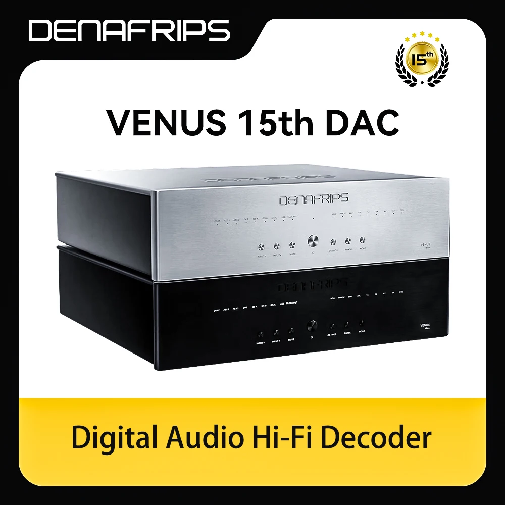DENAFRIPS VENUS15th декодер R2R DSD цифровой декодер плеер 32 бит/192 кГц DSD1024 True NOS высокоточные часы