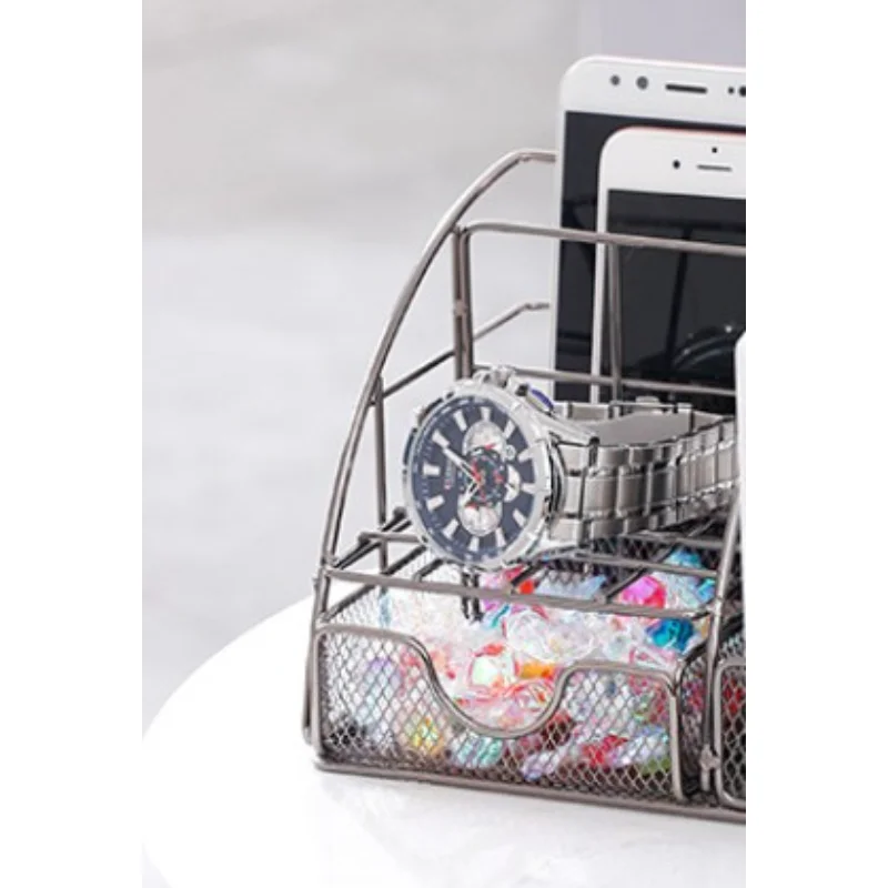 Nordic desktop organizer, metal file , office supplies, multifunctional  materials, stationery, cosmetics, file rack