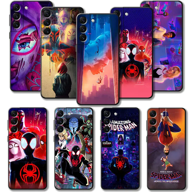 Spider-Man Across The Spider Verse 2 Phone Case For Samsung Galaxy S24 S23 S22 S21 S20 FE Ultra S10 Plus Note 20Ultra 10Plus