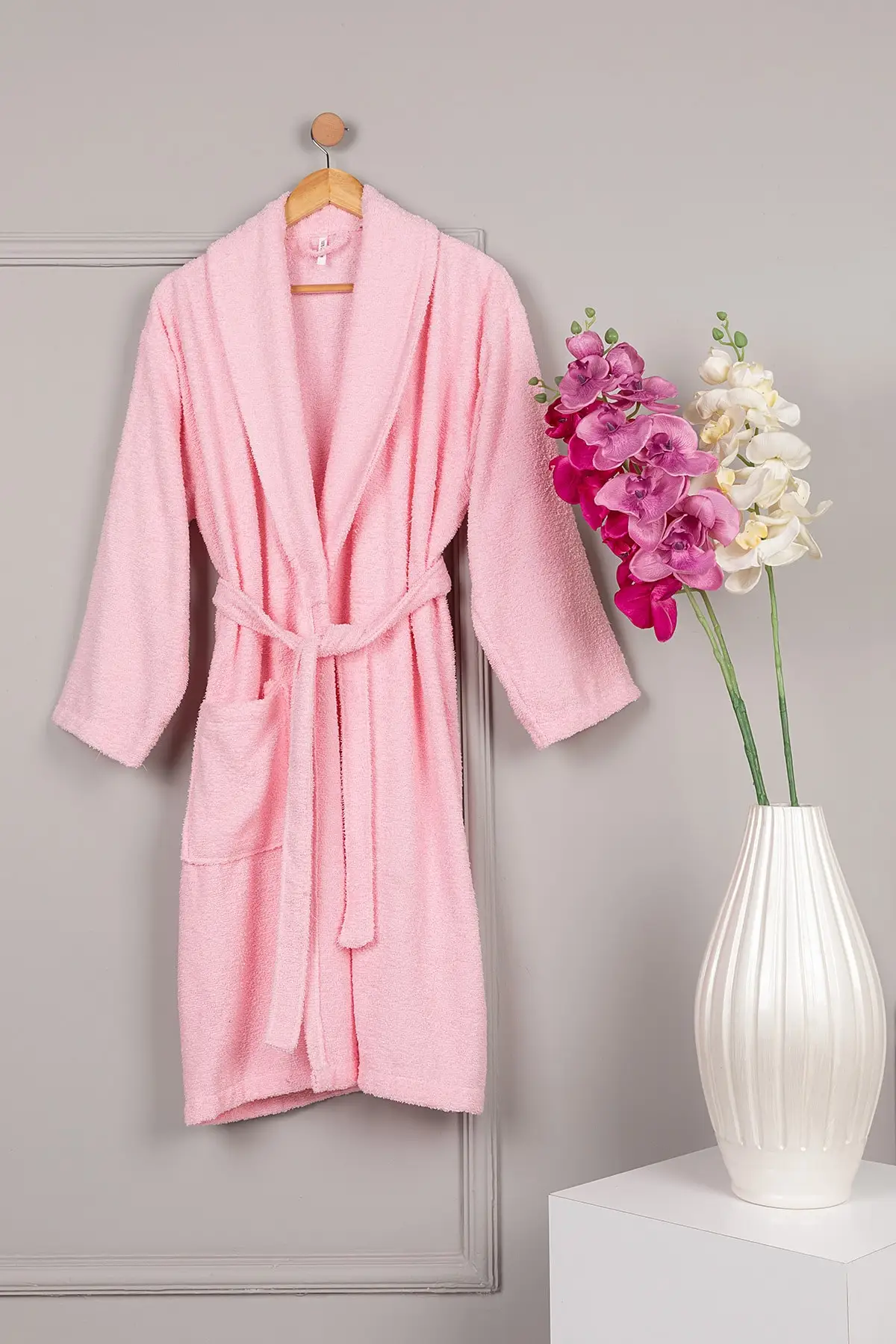 

Home 100% Cotton Unisex Bathrobe