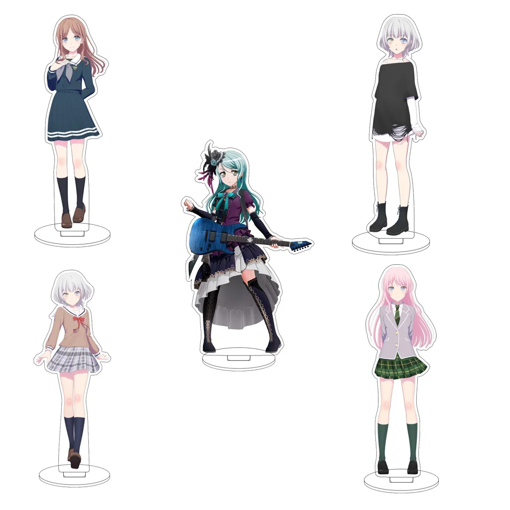 

16CM Anime BanG Dream Minato Yukina Hanazono Tae Hikawa Sayo Ichigaya Arisa Cos Acrylic Figure Stand Ornaments Chirstmas Gifts