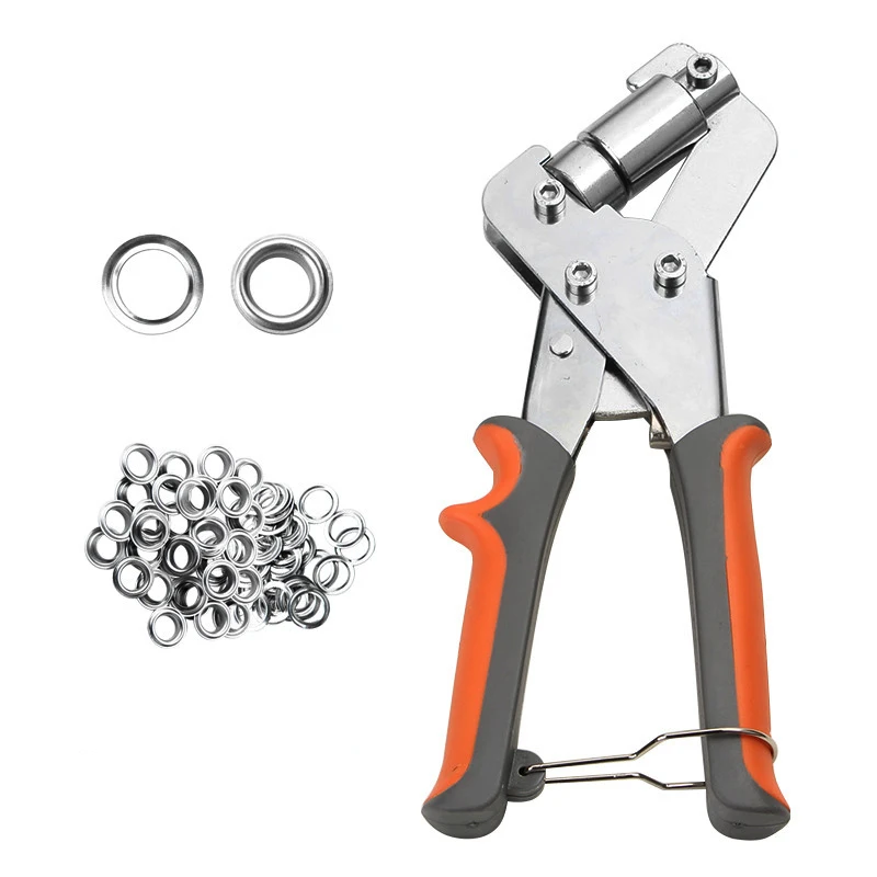 Portable Effortless Handheld Installation Eyelets Button Pliers Leather Rivet Buckle Stainless Steel Eyelets Hole Hand Tools