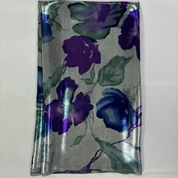 Metal Mulberry Silk High Quality Silk Floral Real Silk Glossy Fabrics Women Dress Sewing Material 5 Yards