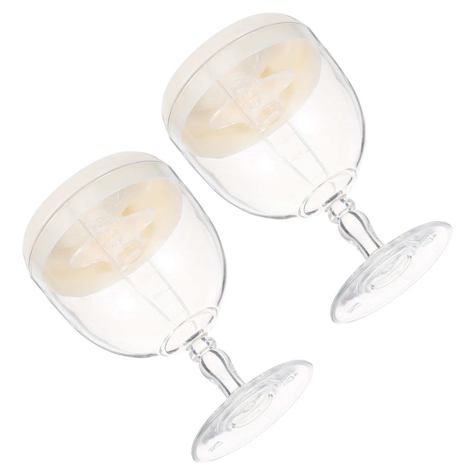 

2pcs Children'S Learning Cup 150Ml Toddler Training Cups Spill Proof Non-Slip Base For Juice Water Sippy Cup