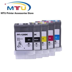 PFI-120 PFI120 Ink Cartridge and Chip with Pigment Ink for Canon TM-200 TM200 TM-205 TM-300 TM-305 TM300 130ML/PC