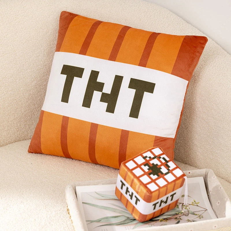 

Оптовая продажа: плюшевая подушка-куб TNT, игрушка-бомба, брелок-подвеска, мягкие плюшевые игрушки, подарки на Рождество и день рождения для детей, забавное украшение