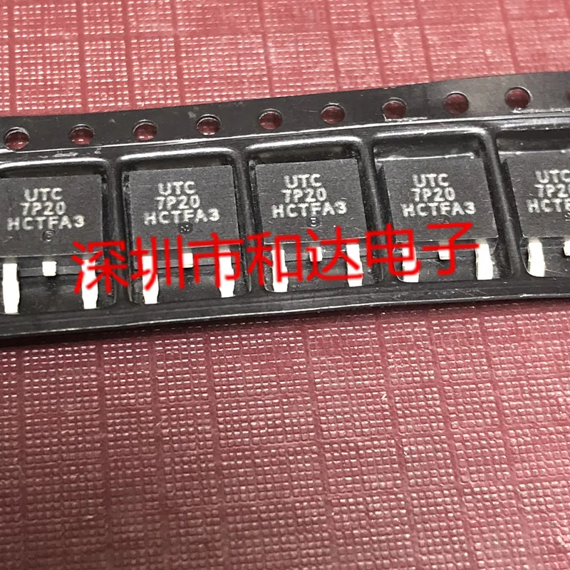 10Pcs Orginal Nieuwe UTC7P20 Smd To-252 -200V -5.7A