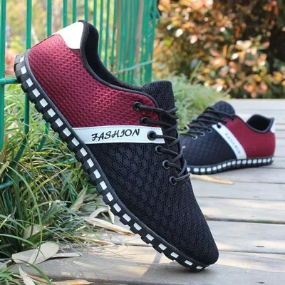 Breathable Mesh Men Casual Shoes New 2021 Fashion Men Shoes Soft Spring Autumn Footwear For Male Plus Size 46 ghn89