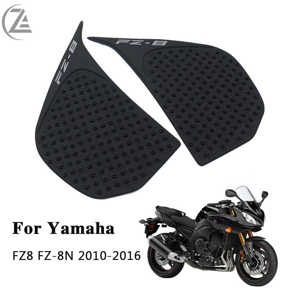 ACZ Motorcycle Tank Traction Side Pad Non-slip Stickers Protective Decals Set For Yamaha FZ8 FZ-8N 2010-2016