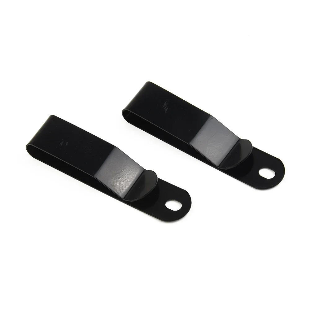 2pcs Functional Belt Clip Hook Set For Sheaths EDC Tools And Field Accessories - Designed For Repeated Use And Stability