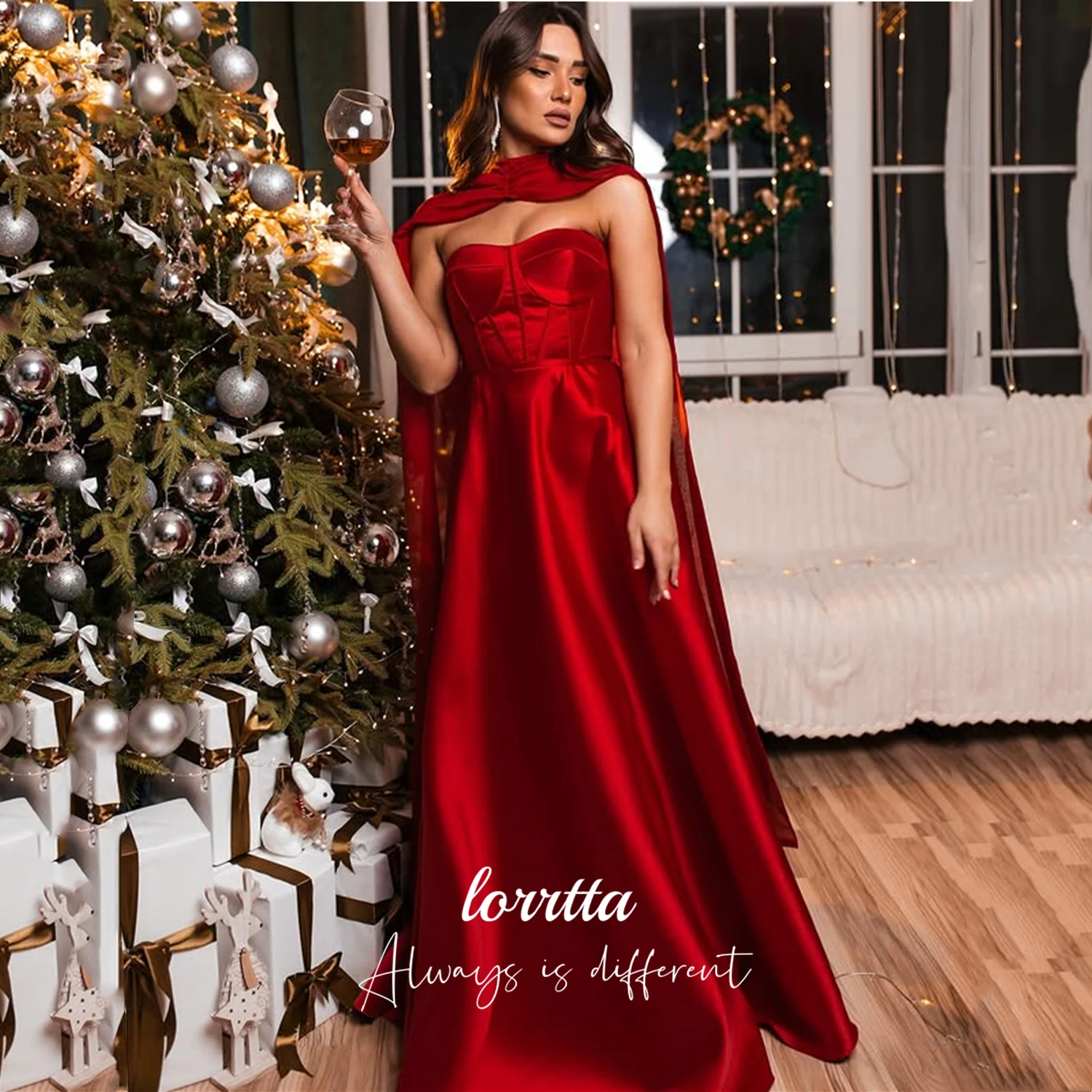Lorrtta personnalisé Occasion spéciale robe heureux Sharon robes de soirée 2025 femme élégante robes pour femmes pour la fête de mariage bal