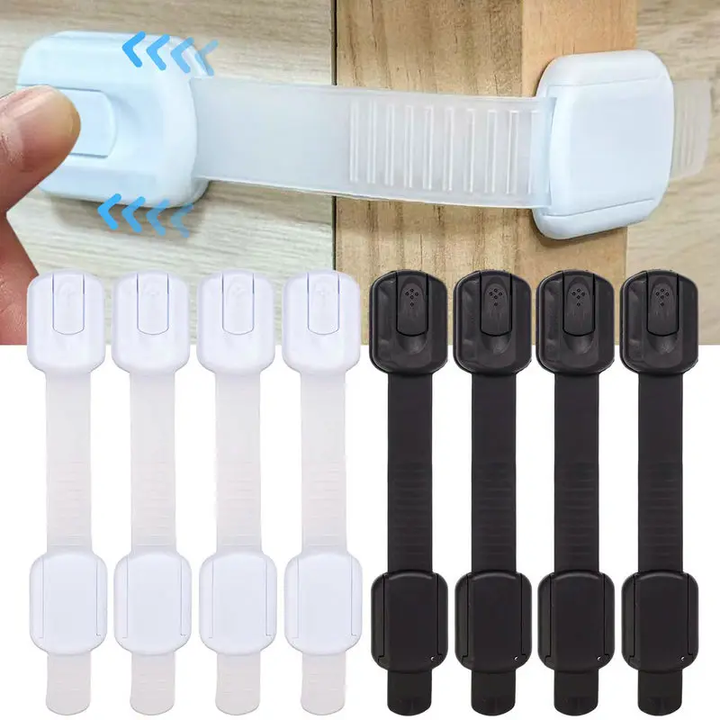 1/5pcs Child Protection Lock Multifunctional Cabinet Door Safety Lock Buckle Child Anti Pinch
