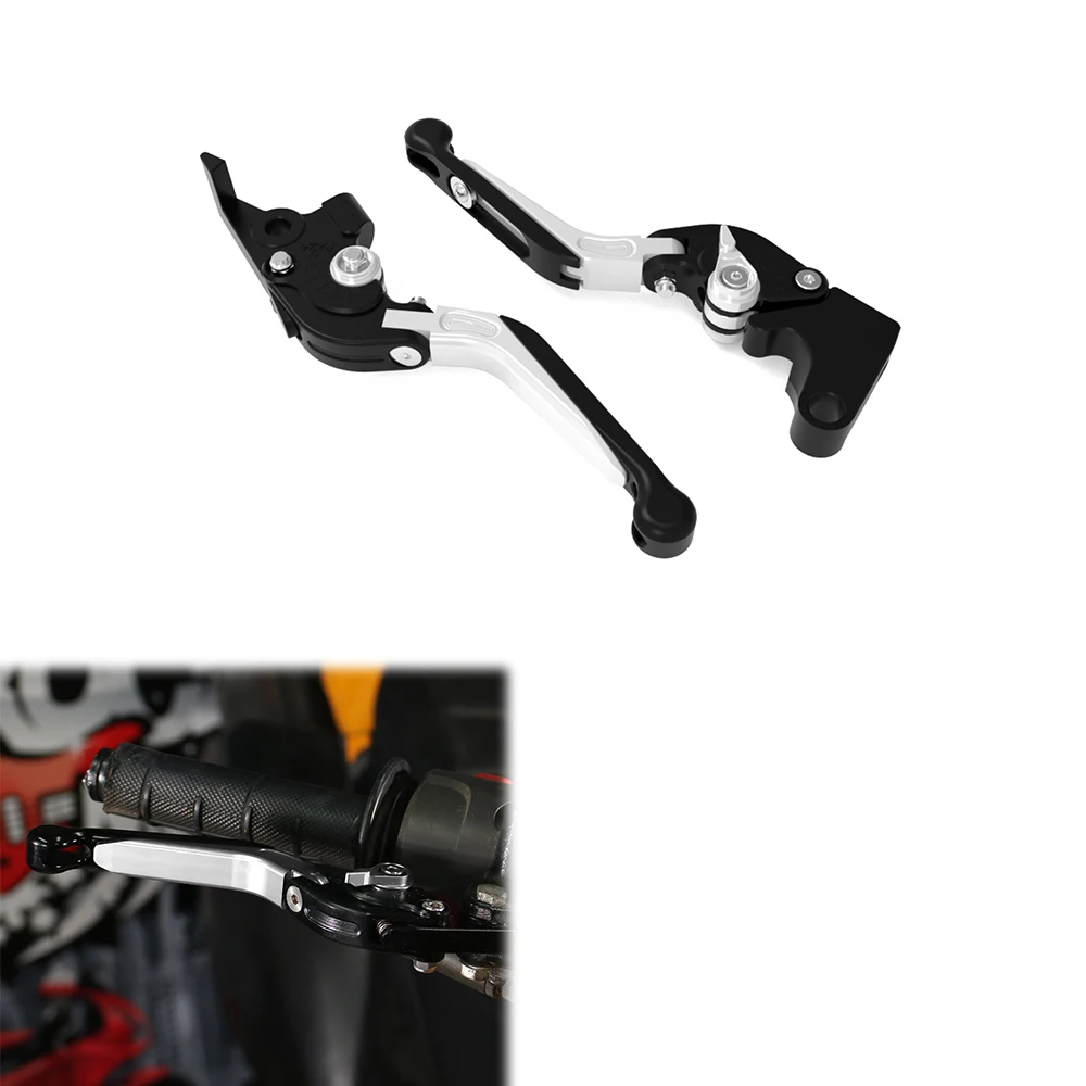 Motorcycle CNC Aluminum Brake Clutch Levers For Yamaha T-Max500(XP500) 2001-2007 Adjustable Folding Extendable Handle Levers