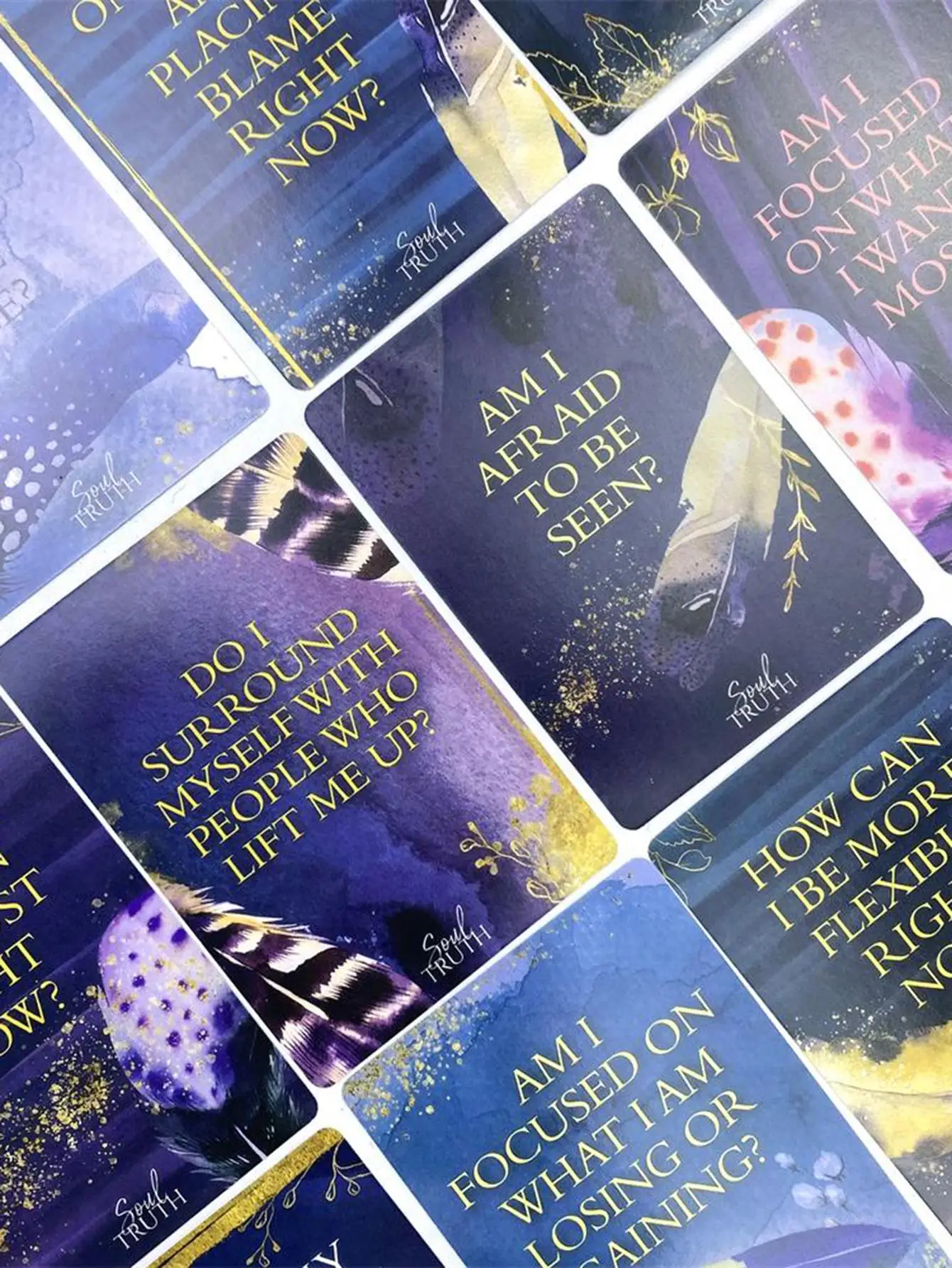 56 pz/set- gioco da tavolo tarocchi Soul Truth Oracle Cards, Soul Truth Salfe-awareness Card Deck